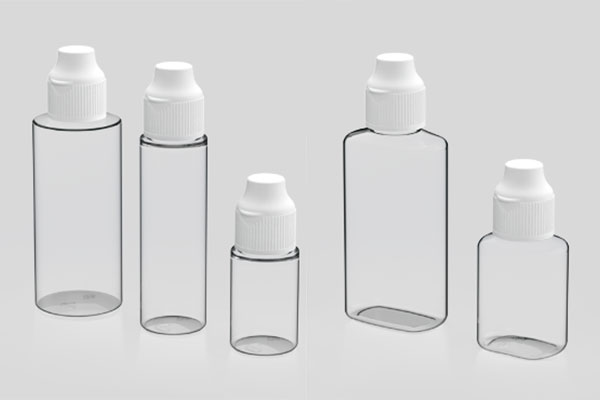 30ml, 50ml, 60ml, 75ml and 100ml bottles